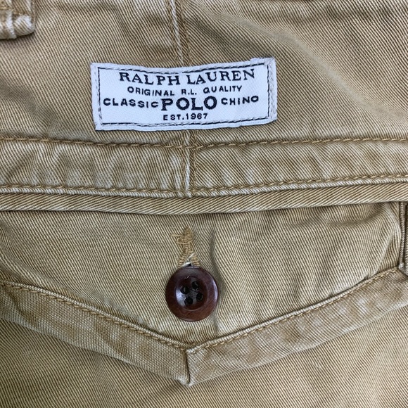 SOLD! Polo Ralph Lauren Classic Chino Cargo Shorts - Picture 7 of 8